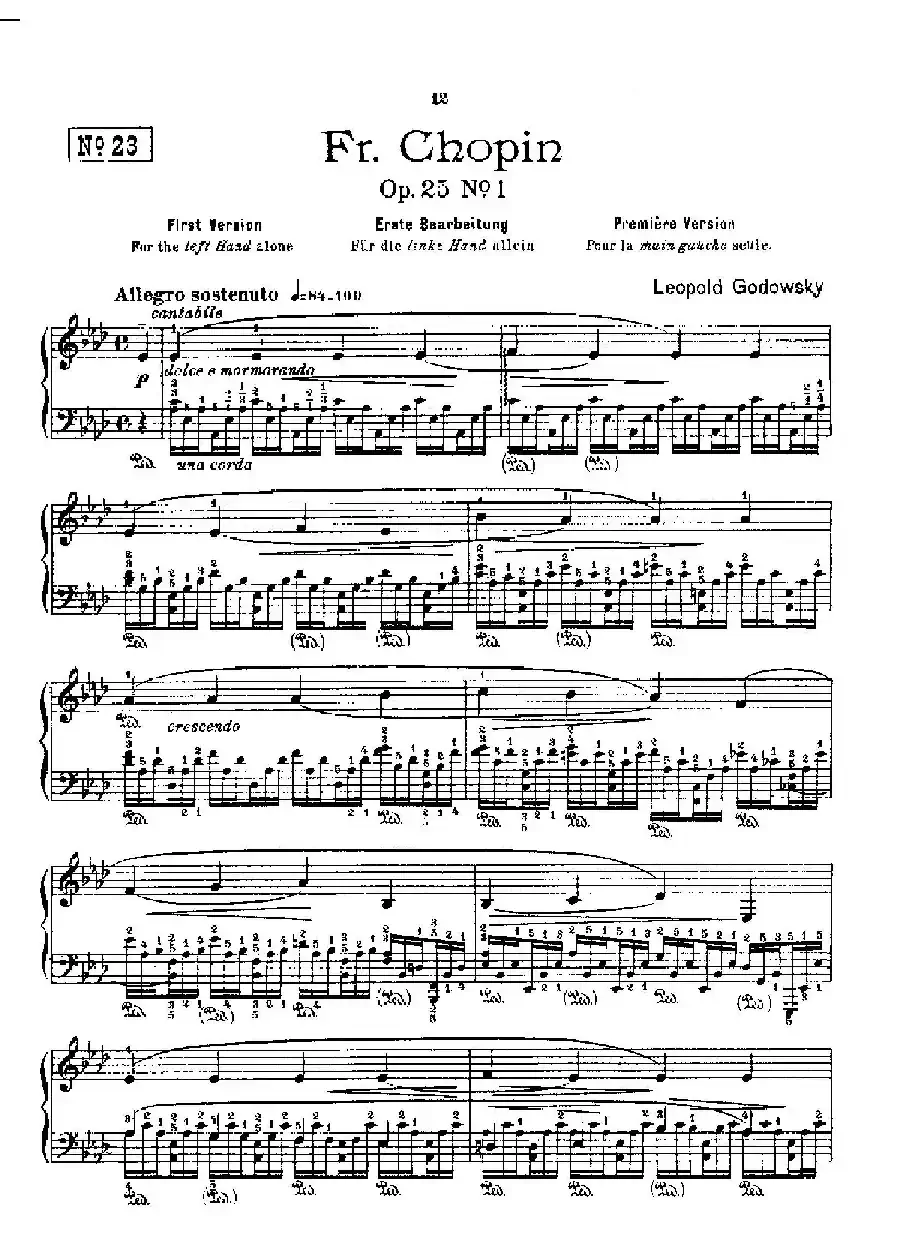 53首以肖邦练习曲为素材而作的练习曲（No.23）