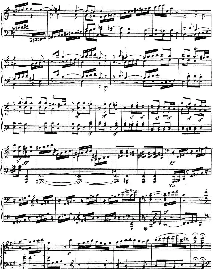 贝多芬钢琴奏鸣曲28 A大调 Op.101 A major