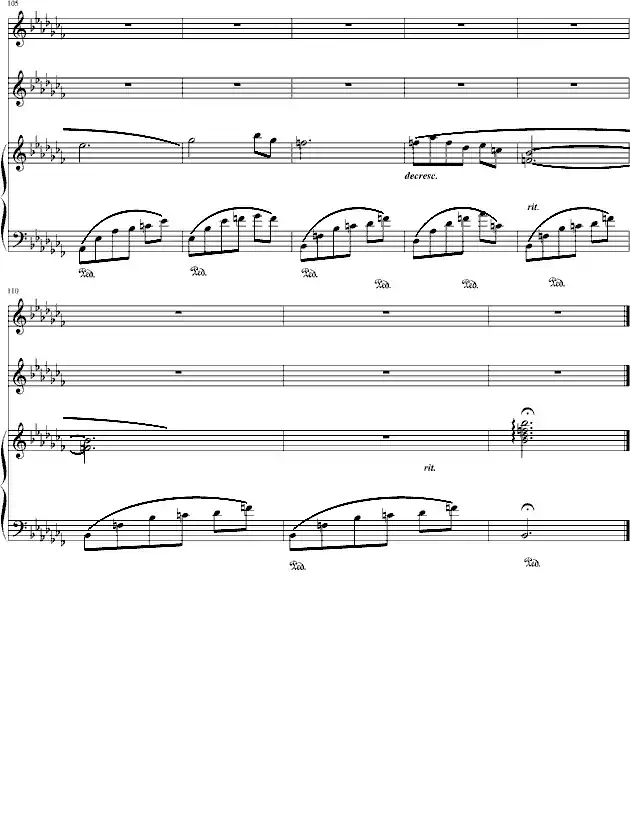 为你写的歌（长笛+弦乐+钢琴）