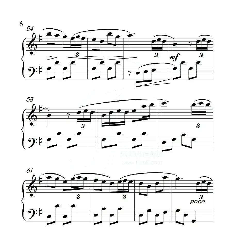 第五级 小小行列(中国音乐学院钢琴考级作品1~6级)