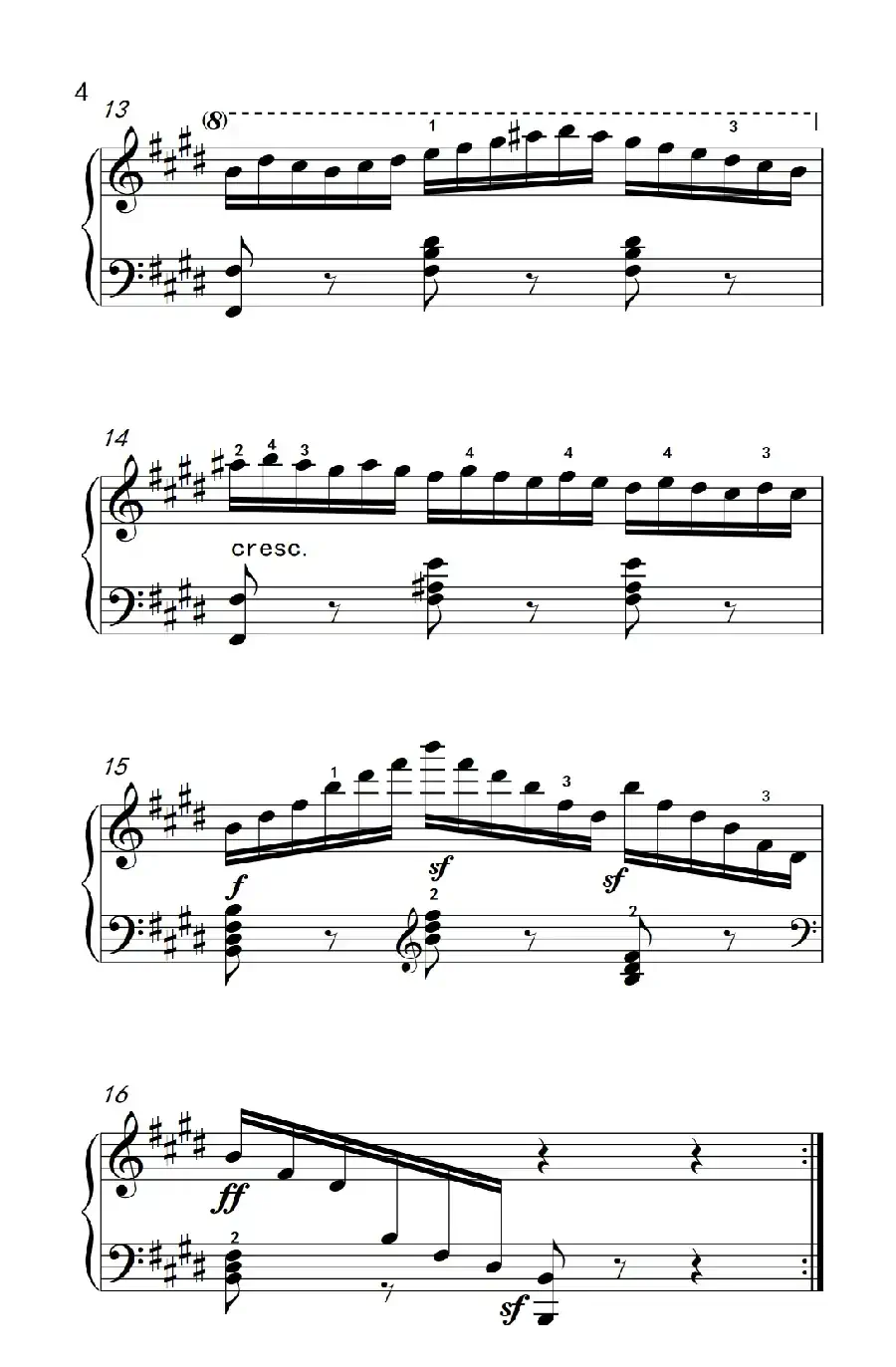 第七级3.练习曲（中央音乐学院 钢琴（业余）考级教程 7-9级）