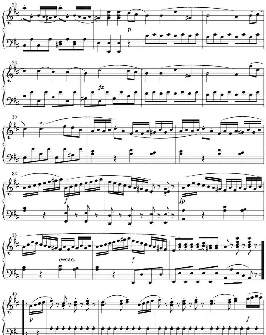 6 Sonatinas Op.36（6首钢琴小奏鸣曲-6）