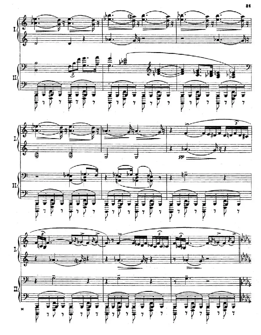 The Pines of Rome（交响诗《罗马的松树》·双钢琴）（第四部分：阿皮亚大道上的松树）