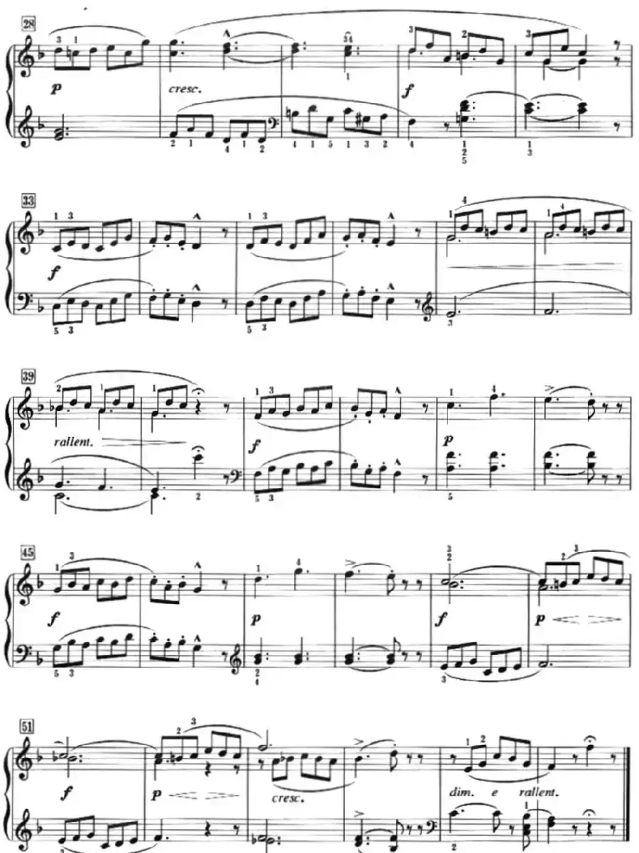 50首莱蒙钢琴练习曲 作品37（NO.19）