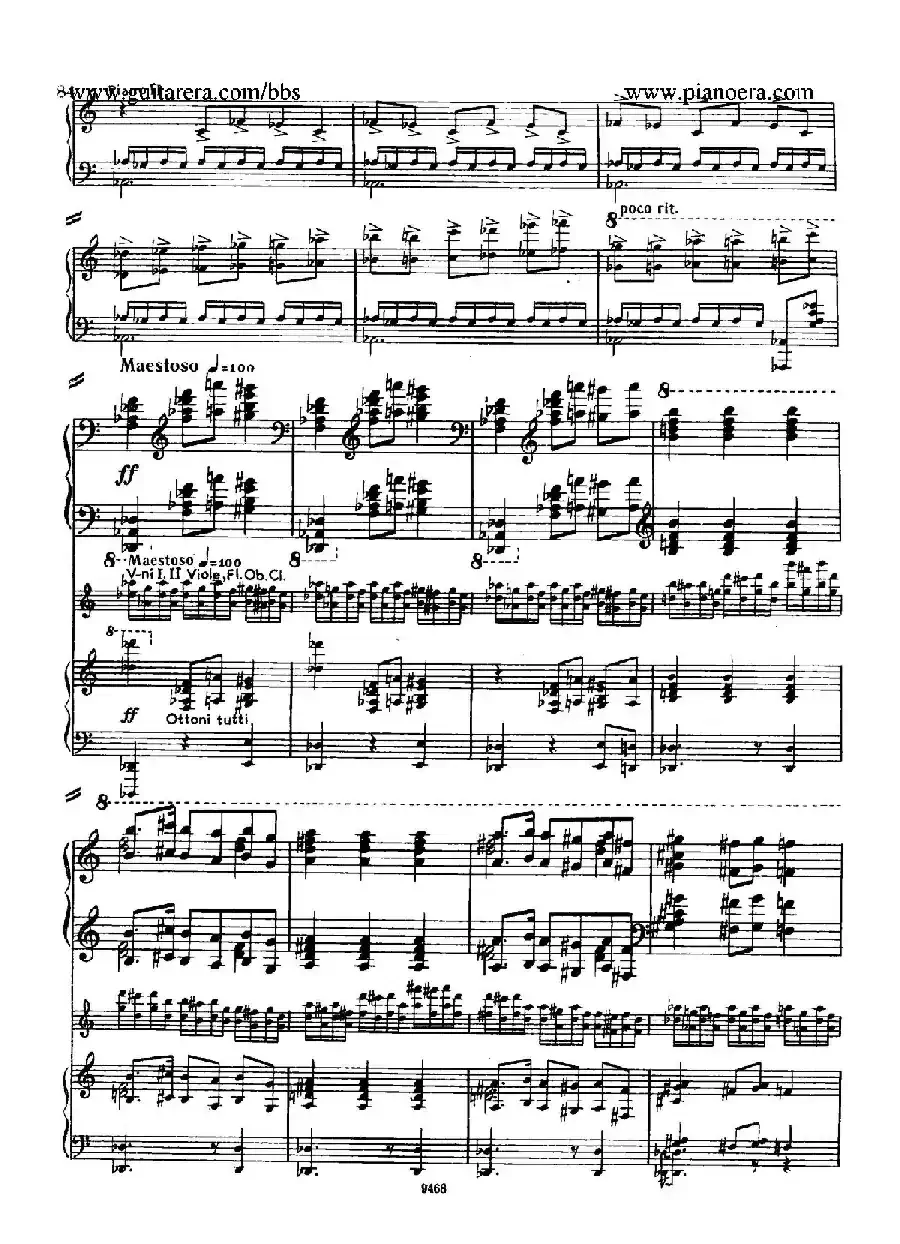 Piano Concerto in D-flat Major Op.37（降D大调钢琴协奏曲·Ⅲ·双钢琴）