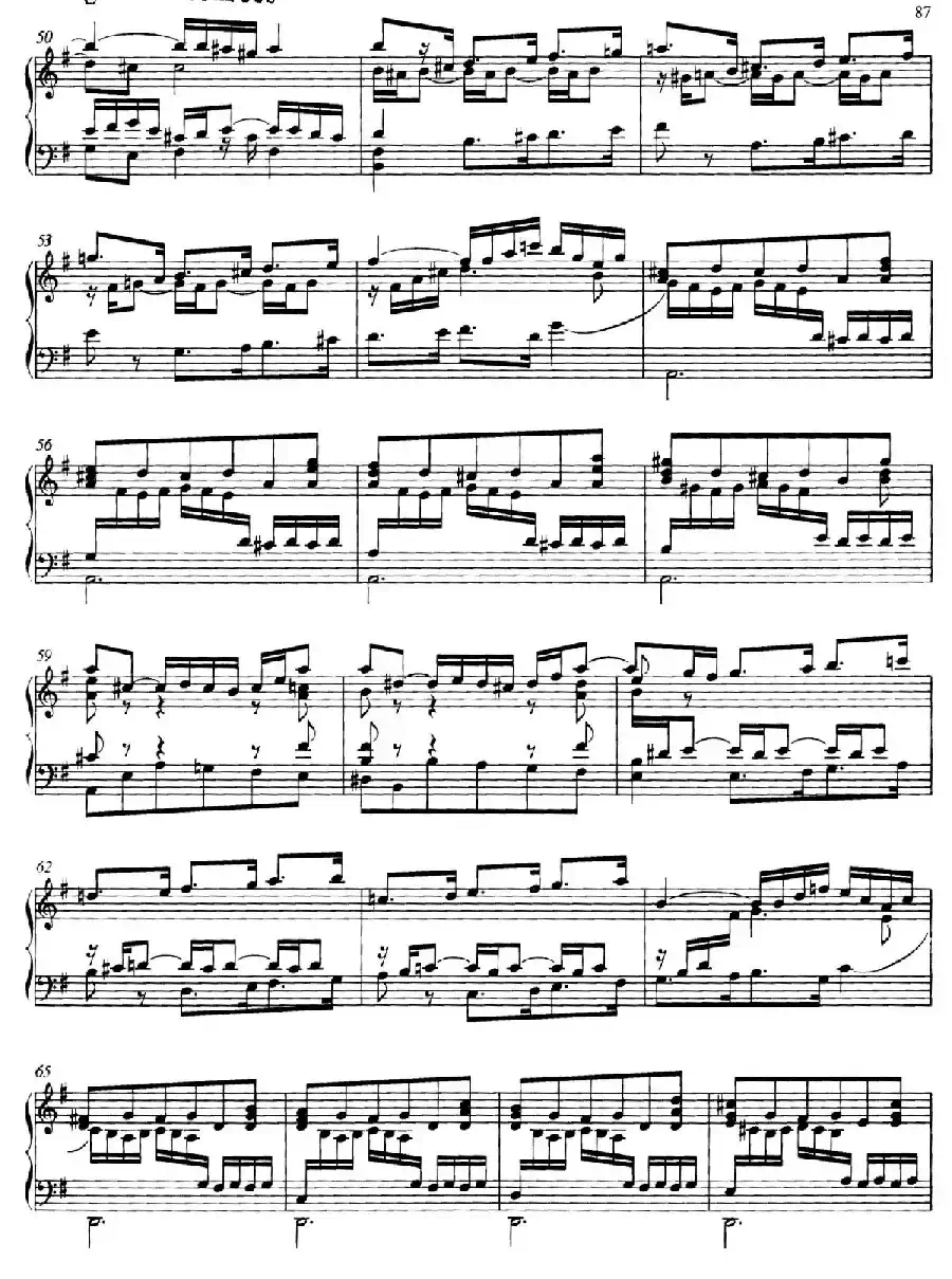 Prelude and Fugue in e Minor BWV 548（e小调前奏曲与赋格）