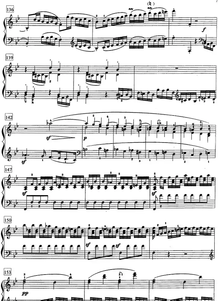 钢琴教程第七级 大型乐曲（降B大调奏鸣曲 Op.22 第一乐章）