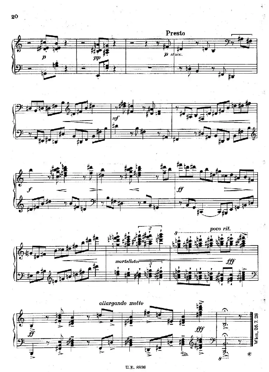 克热内克-第二钢琴奏鸣曲（Piano Sonata No.2 Op.59）