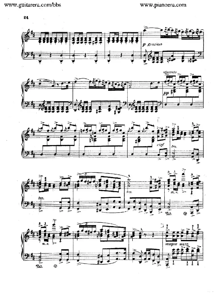 Spanish Dances Op.12（西班牙舞曲·钢琴独奏版）