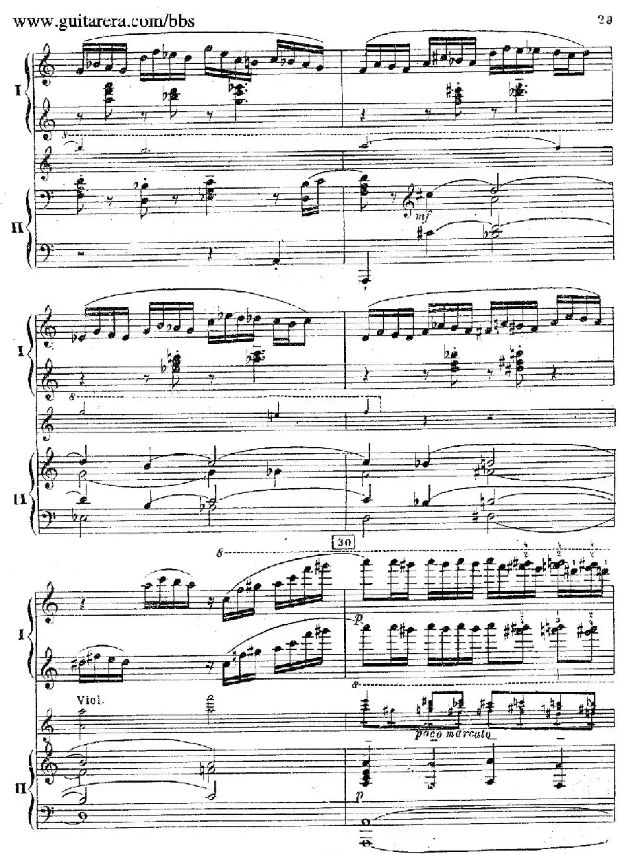 Rhapsody On A Theme Of Paganini Op.43（帕格尼尼主题狂想曲·双钢琴）（P21——40）