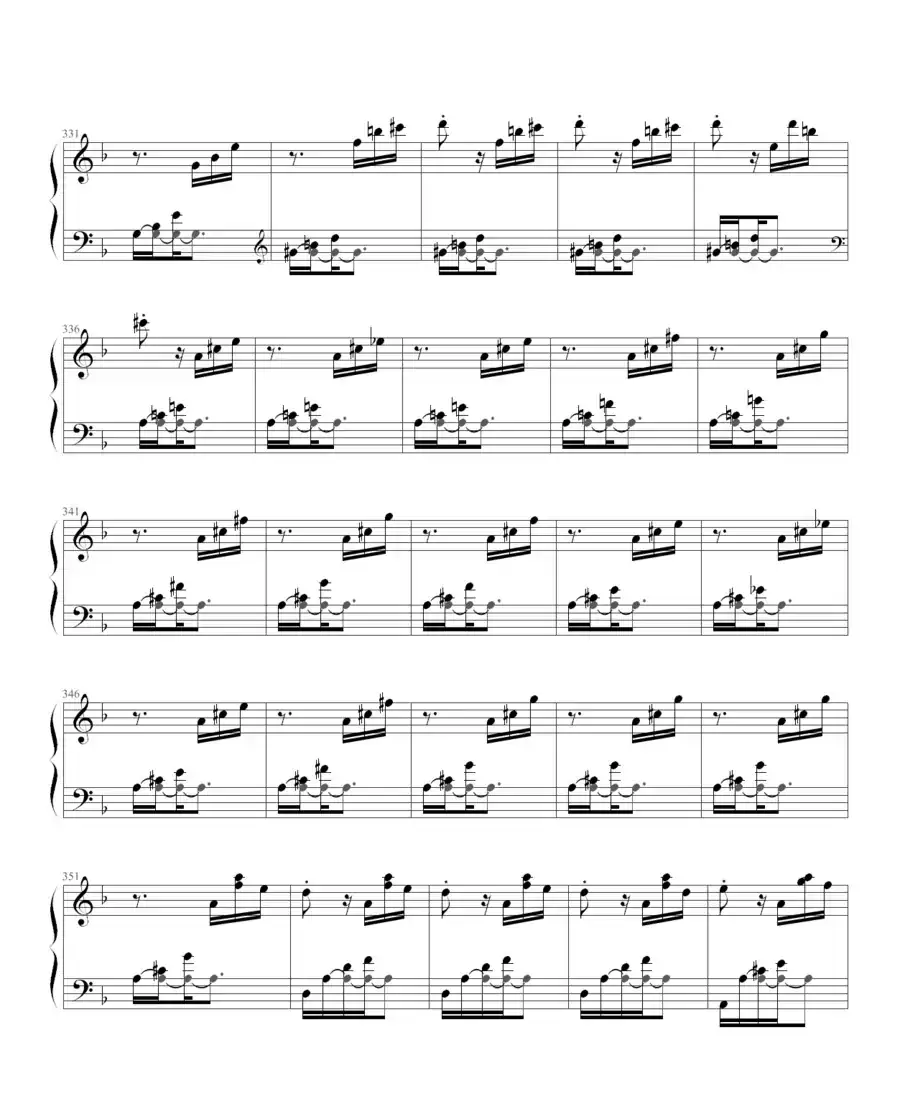 暴风雨(Beethoven's Sonata NO.17 Mov.3 )