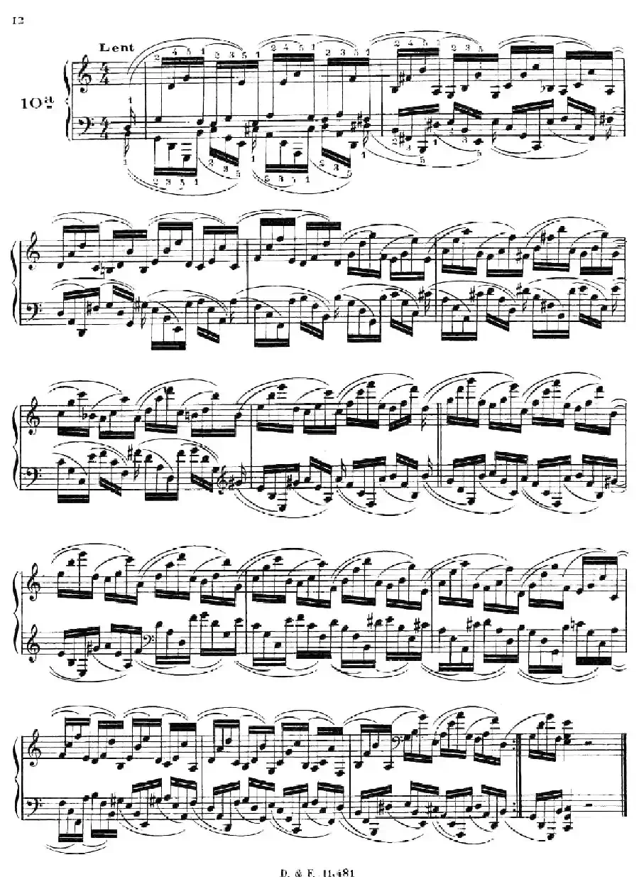 51 Exercises, WoO 6(51首钢琴练习 8—12)