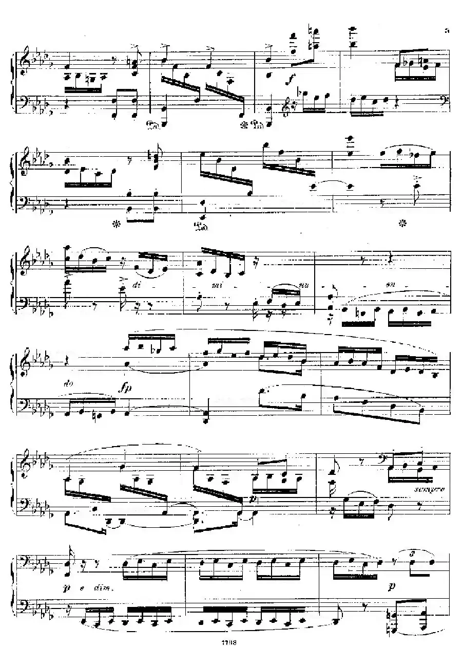 Phantasien Am Clavier Op.36（幻想曲集·第四首）