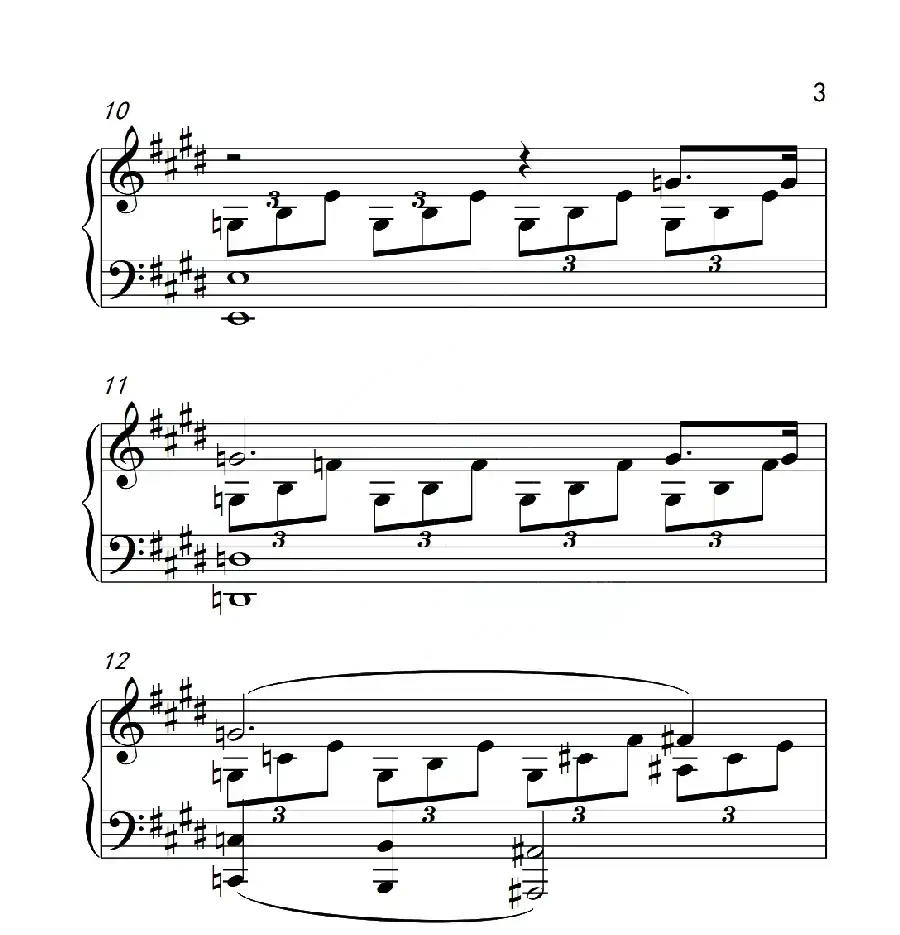 第六级 奏鸣曲(中国音乐学院钢琴考级作品1~6级)