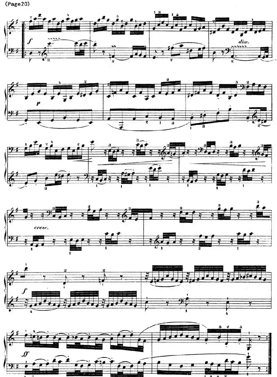 哥德堡变奏曲 巴赫 Goldberg Variationen BWV988