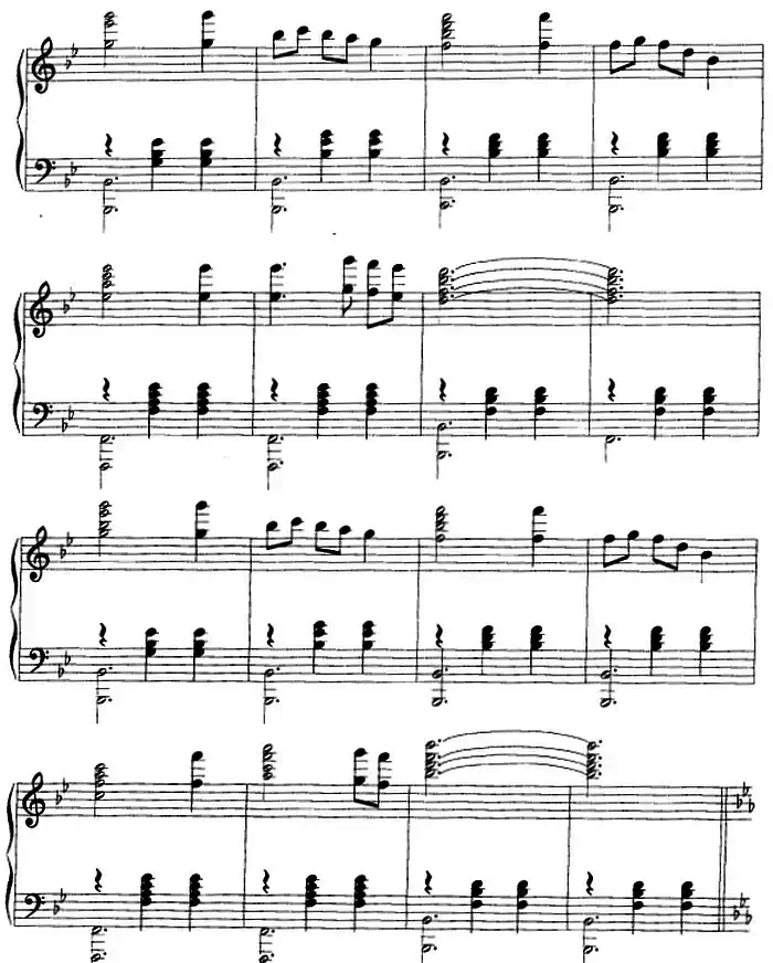 钢琴小品:圆舞曲