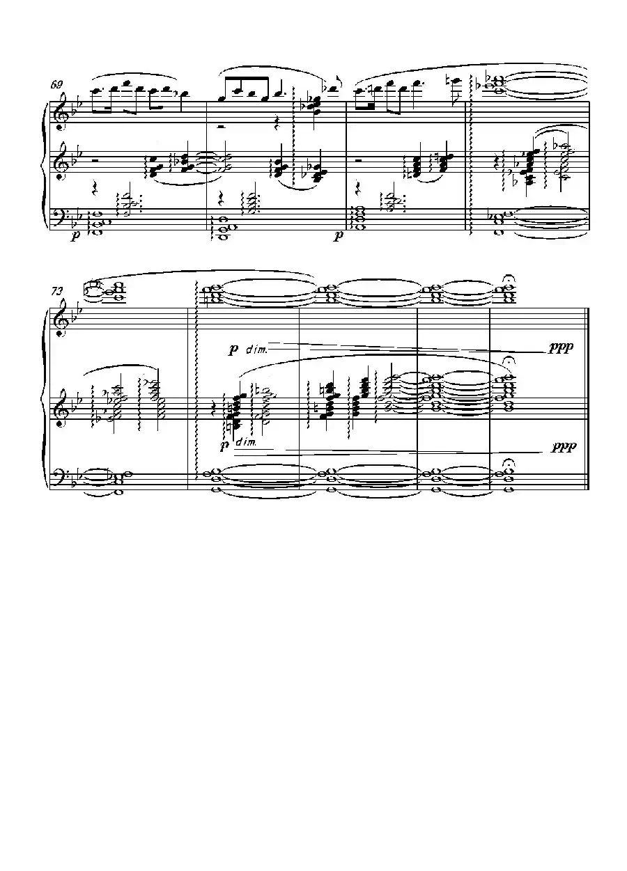 第十七钢琴奏鸣曲Piano Sonata No.17（葛清钢琴奏鸣曲、三个乐章）
