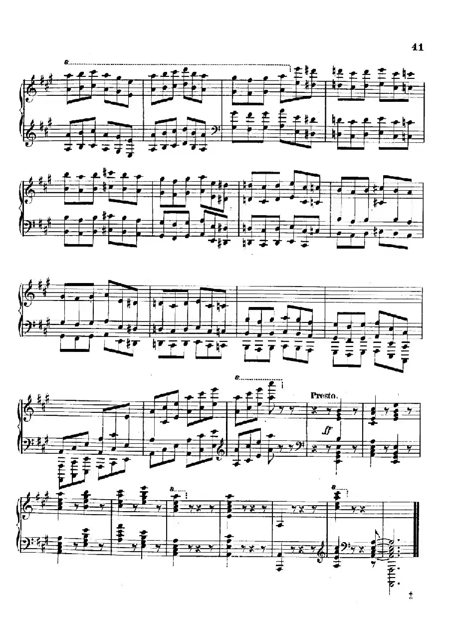 Variations on Yankee Doodle from Miscellenies Op.93（扬基嘟得主题变奏曲）
