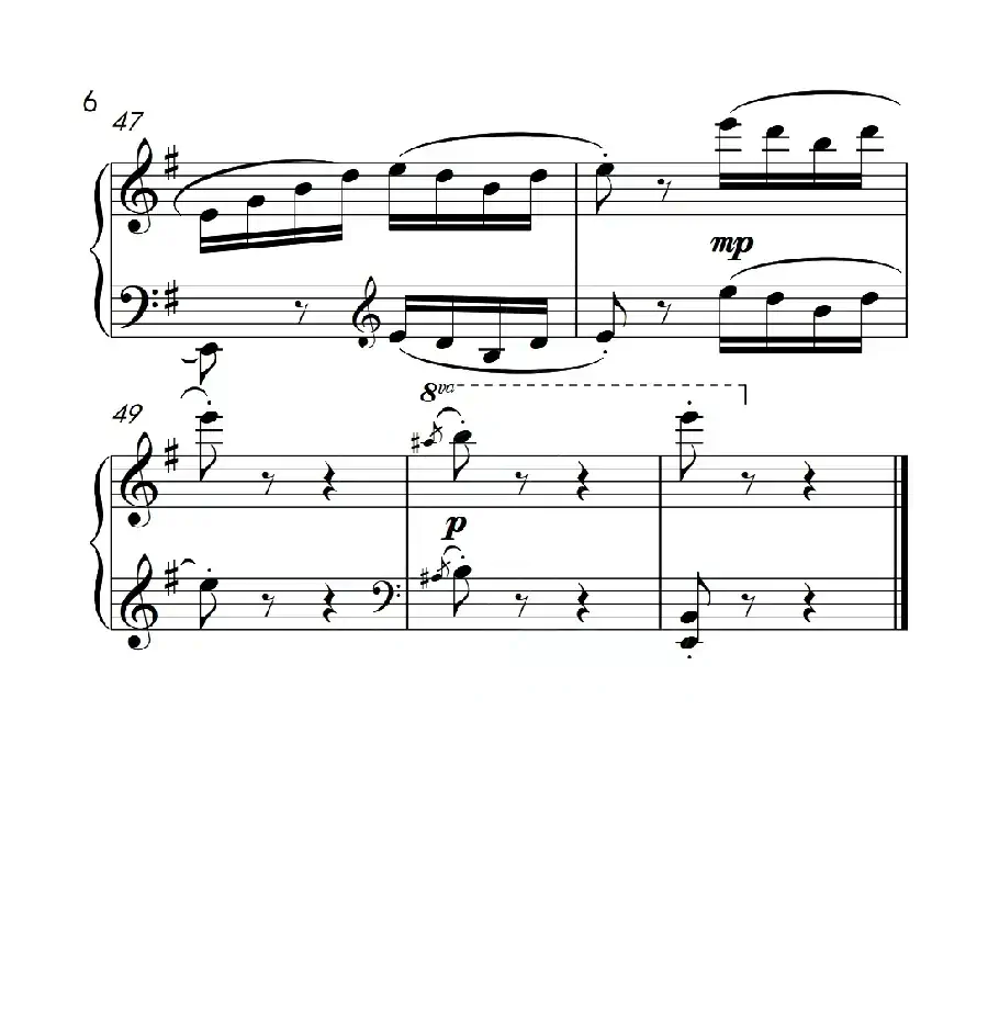 第四级 酸枣刺(中国音乐学院钢琴考级作品1~6级)