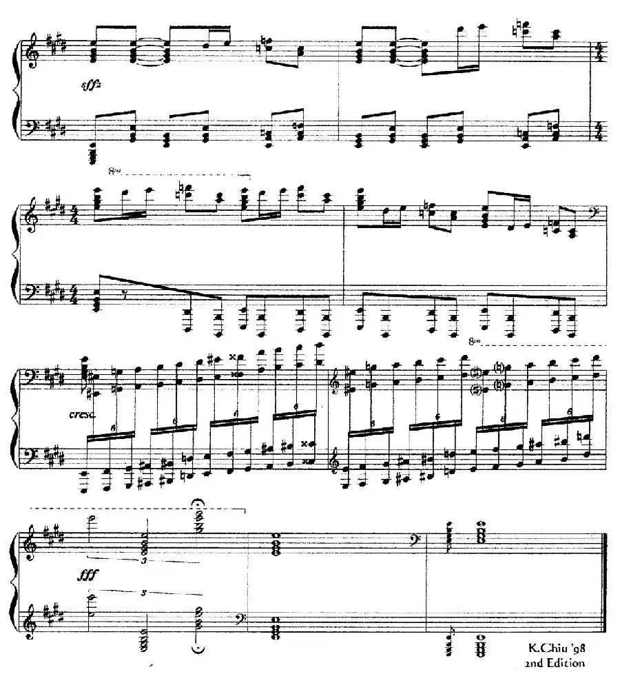Carmen Variations 12 Pieces（12首卡门主题变奏曲·7—8）