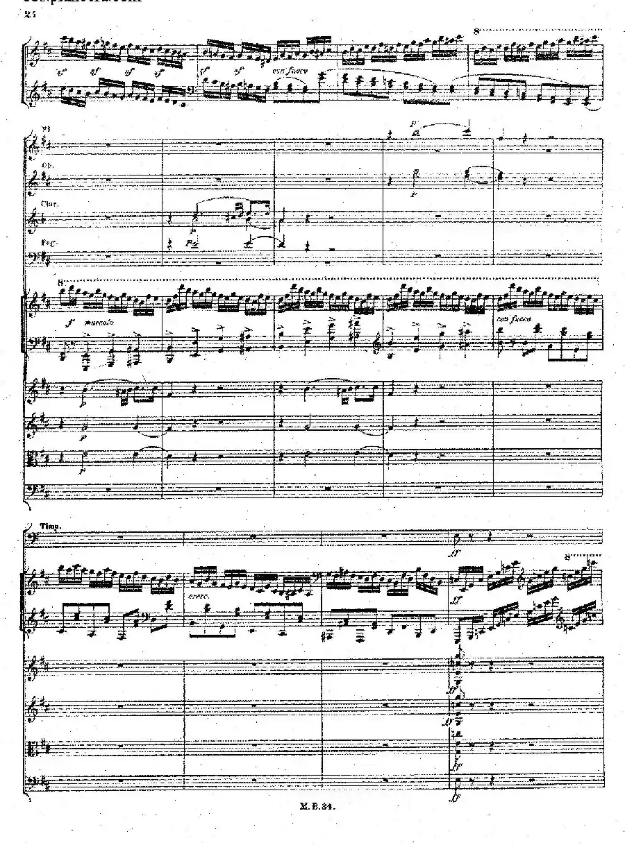 Capriccio Brillante in B Major Op.22（B大调华丽随想曲·钢琴+乐队总谱）