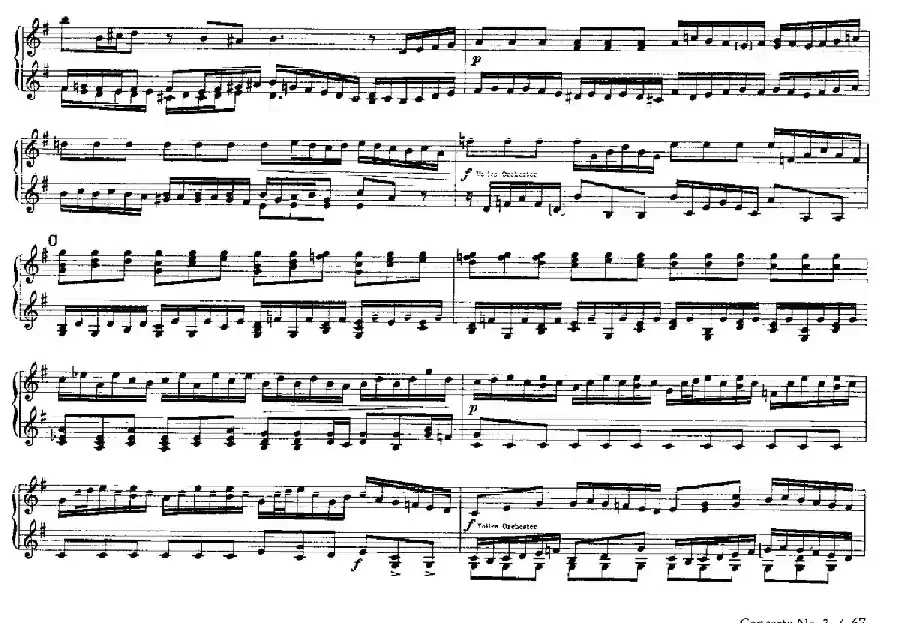 Brandenburg Concerto No.3 in G Major BWV.1048（G大调第三勃兰登堡协奏曲·四手联弹版）