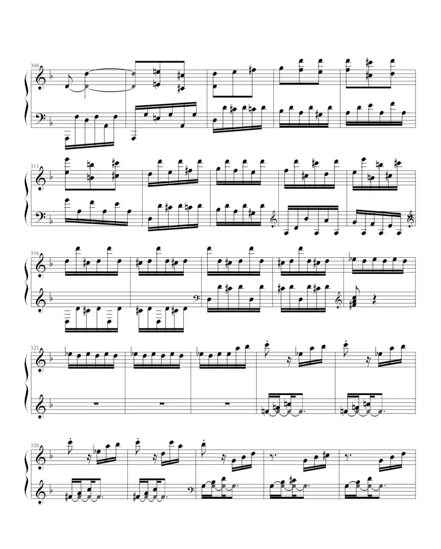 暴风雨(Beethoven's Sonata NO.17 Mov.3 )