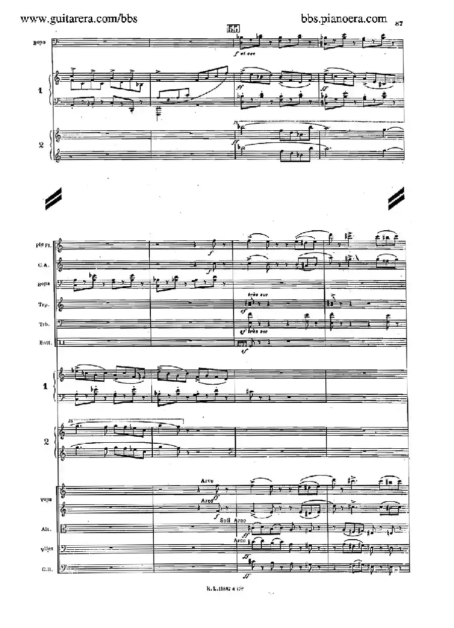 Concerto for 2 Pianos in d Minor（d小调双钢琴协奏曲·总谱）