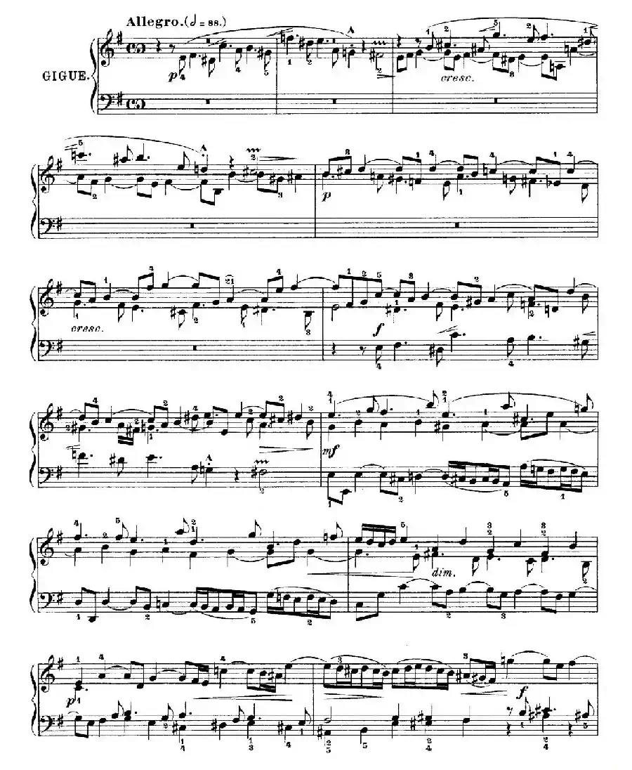 Six Partitas BWV 825-830（6首帕蒂塔·6）
