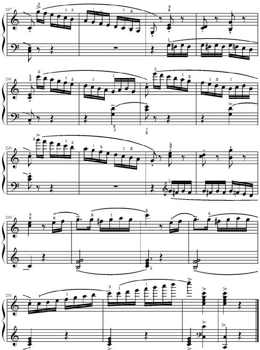 C大调小奏鸣曲 Op.20 No.1(库劳作曲版)