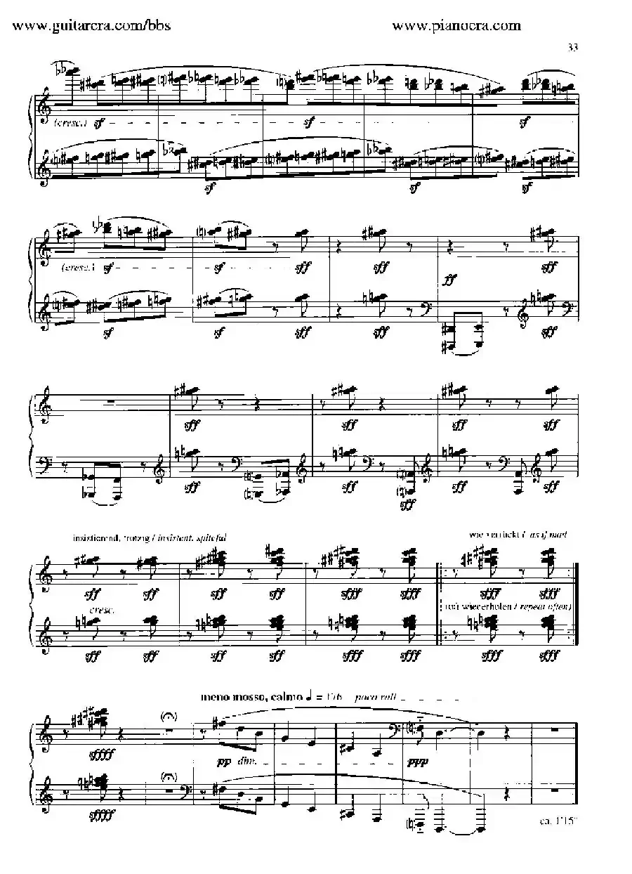 Musica Ricercata（音乐习作·10）