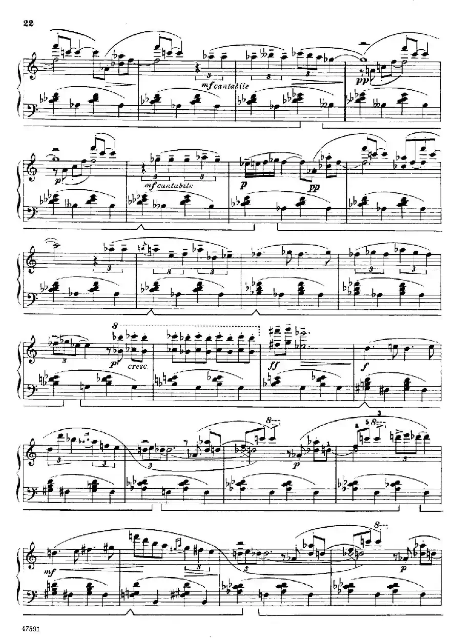 Piano Sonata in E-flat Major Op.95（降E大调钢琴奏鸣曲·Ⅱ）