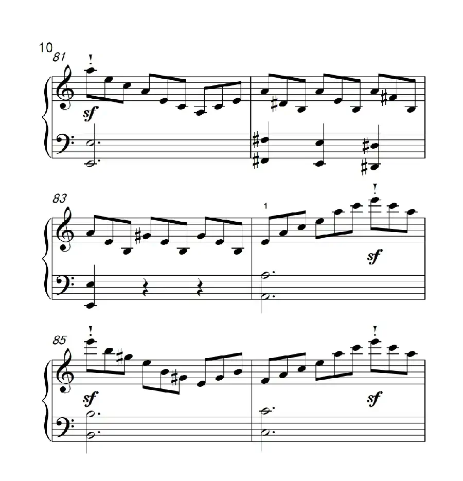 奏鸣曲 Opus 2 Nr.3 第三乐章(贝多芬奏鸣曲集 1)