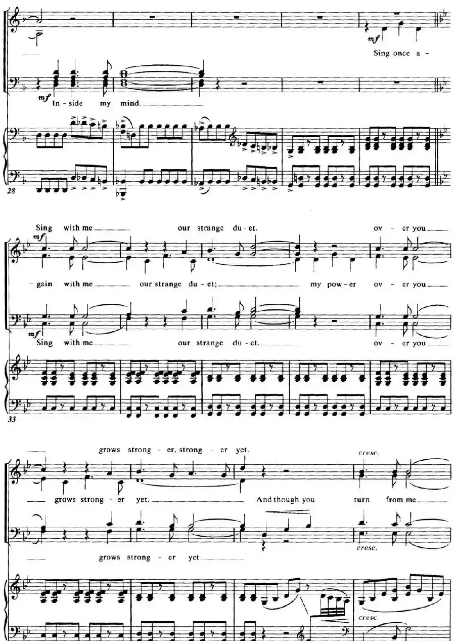 Choral Suite from The Phantom of the Opera（4 THE PHANTOM OF THE OPERA、四重奏）