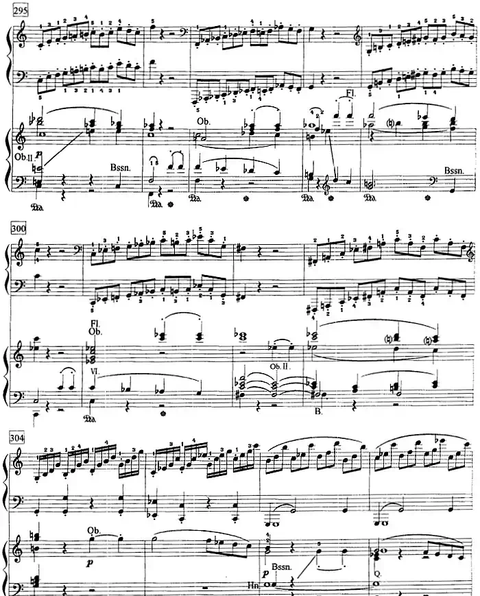 钢琴教程第八级 大型乐曲（C大调第一钢琴协奏曲 Op.15 第一乐章）