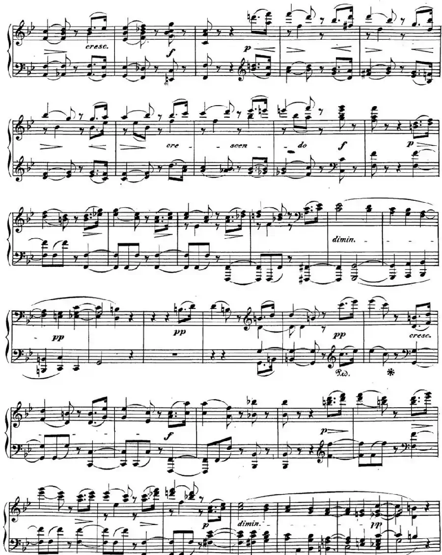 贝多芬钢琴奏鸣曲29 钢琴（锥子键琴）降B大调 Op.106 B-flat major