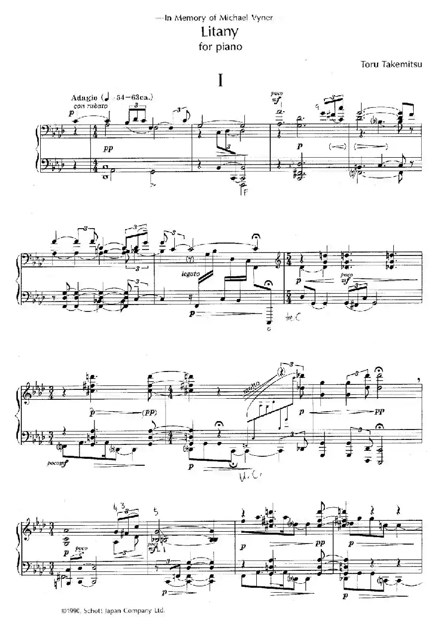 Litany（祷文·第一乐章）