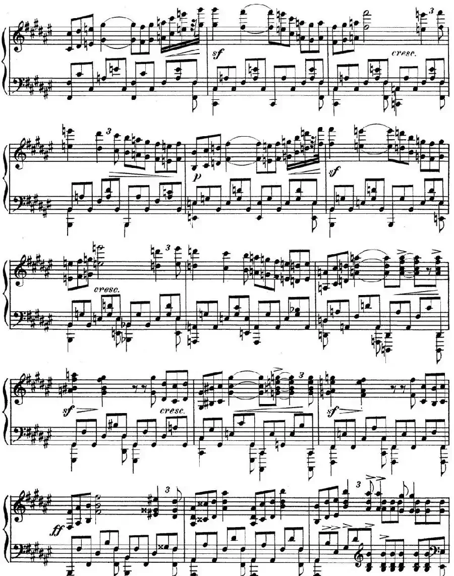 斯克里亚宾 钢琴练习曲 Op.8 No.12 Alexander Scriabin Etudes