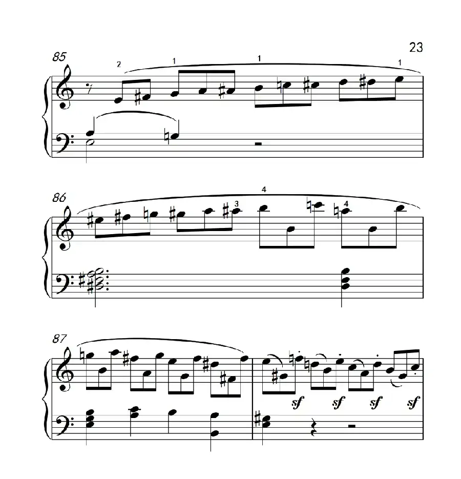 奏鸣曲 Opus 2 Nr.2 第四乐章(贝多芬奏鸣曲集 1)