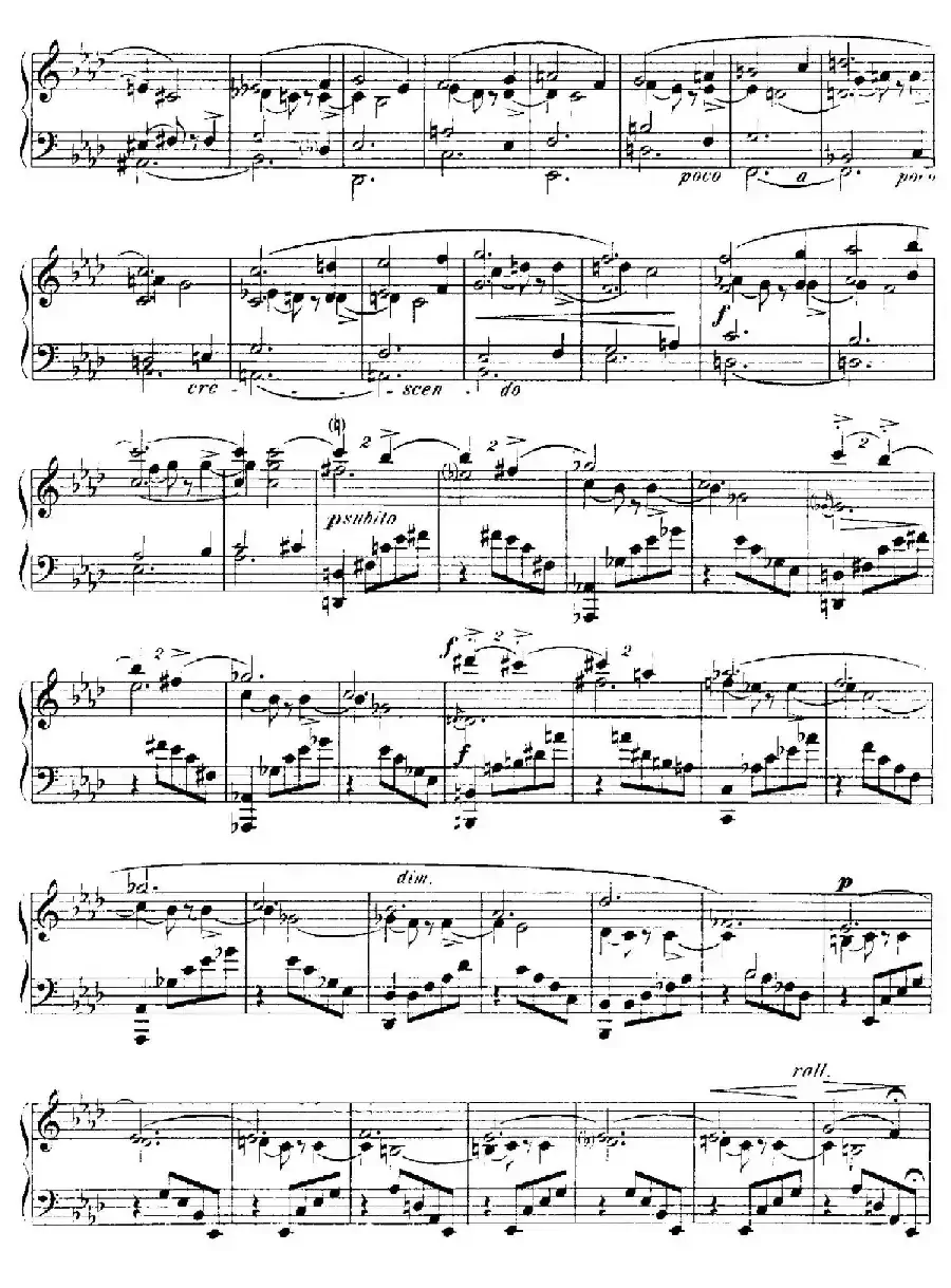 4 Valses Caprice（4首随想圆舞曲）（Op.62 No. 4 in A-flat）