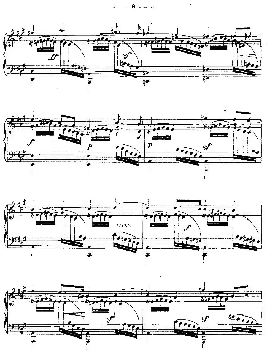 A大调练习曲“小溪”（Op.6）