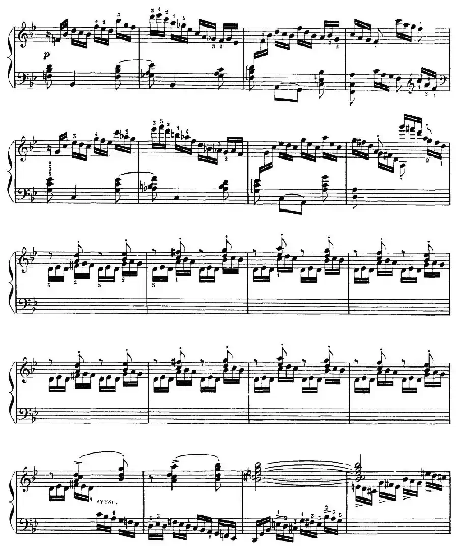 15 Etudes de Virtuosité, Op.72 No.2（十五首钢琴练习曲之二）