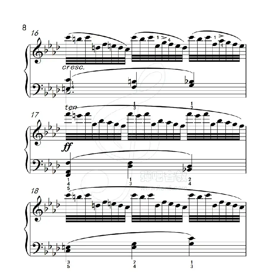 练习曲 13(克拉莫钢琴练习曲60首)