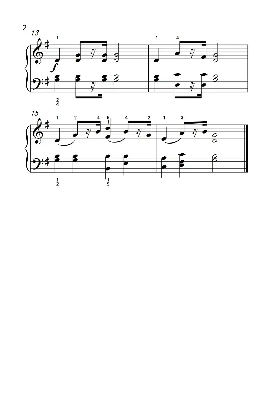 婚礼进行曲（老年大学 钢琴教程 2）