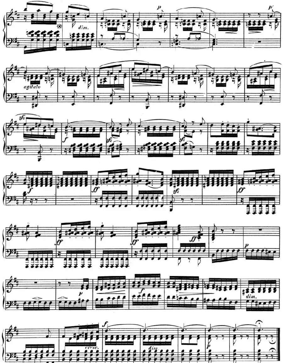 门德尔松无词歌Op.30(NO.4)