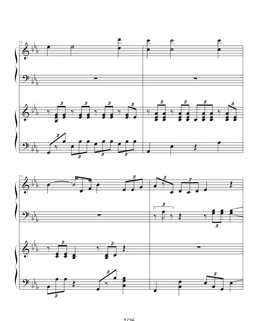 ココロの音(双钢琴)