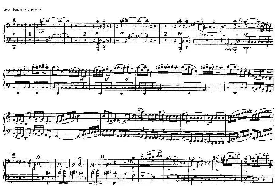 String Quartet No.9 in C Major Op.59-3 - 4 Hands（C大调第九弦乐四重奏·四手联弹）