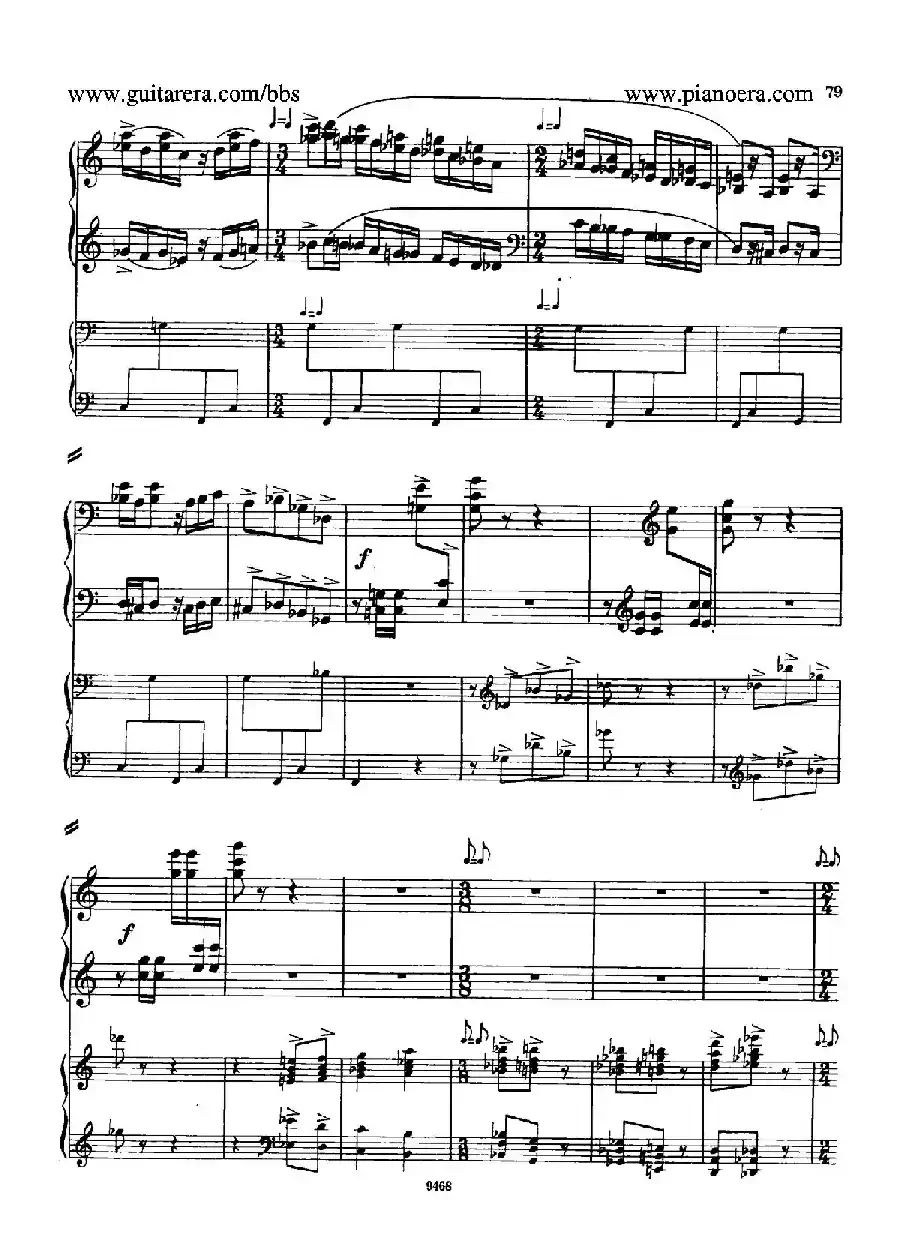 Piano Concerto in D-flat Major Op.37（降D大调钢琴协奏曲·Ⅲ·双钢琴）