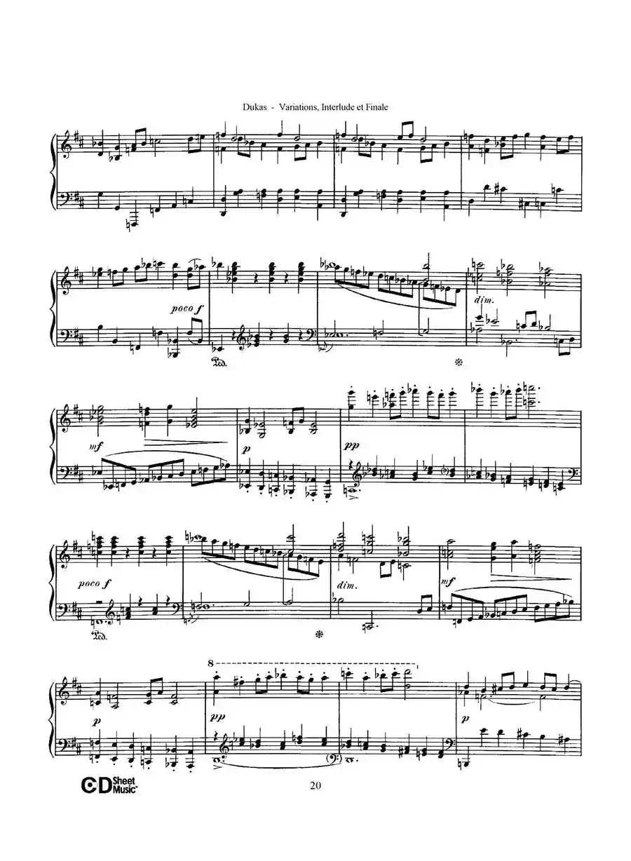 Variations, Interlude & Finale on theme de Rameau（拉摩主题变奏曲、间奏曲和终曲·第二部分）