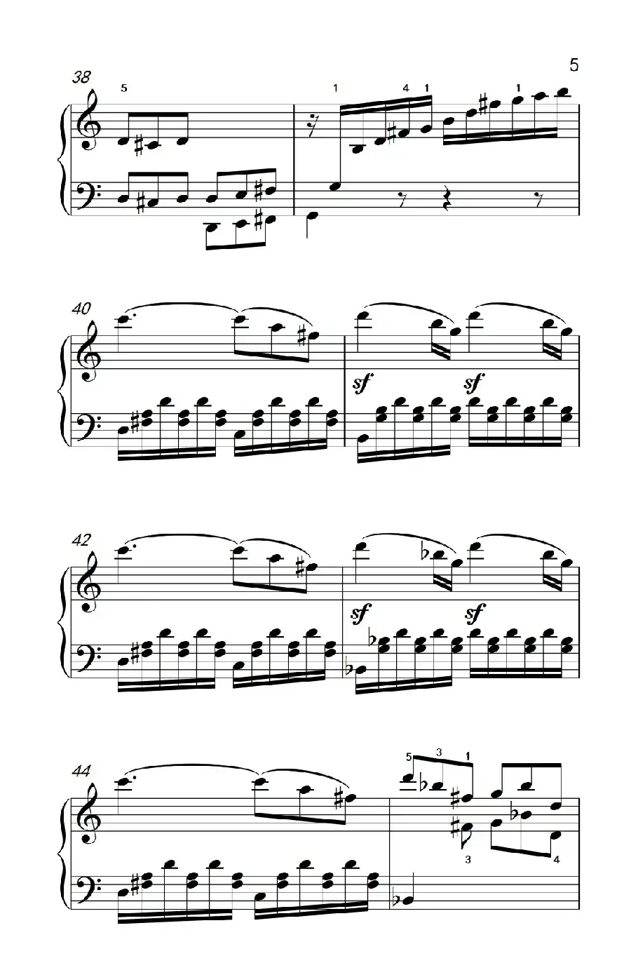 奏鸣曲 Opus 2 Nr.3 第四乐章(贝多芬奏鸣曲集 1)